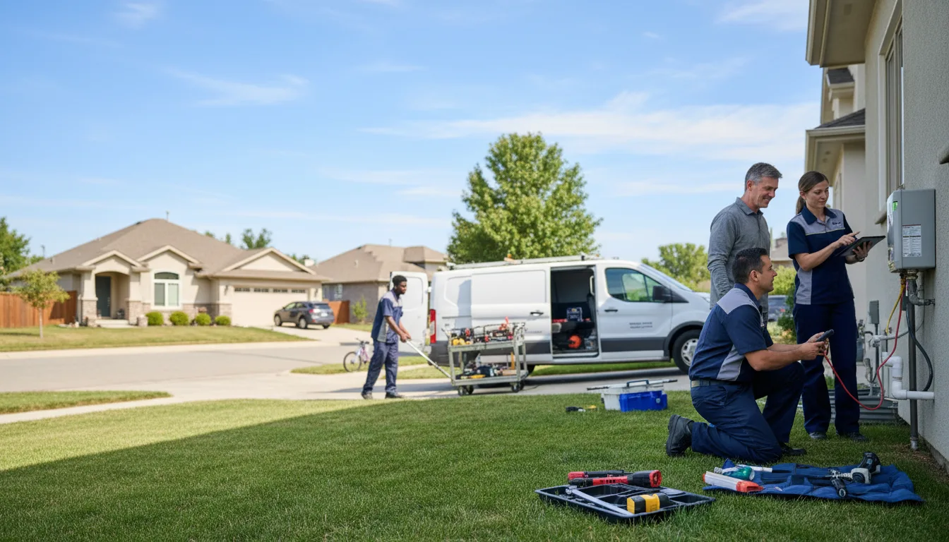 Tankless water heater service in Plano, IL